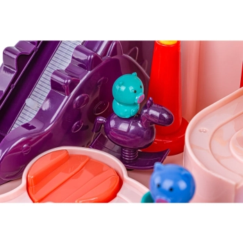 Interaktywny Tor Przeszkód + Pojazdy, Zjazd Samochodowy Parking Zjeżdżalnia