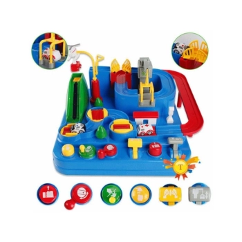 Interaktywny Tor Przeszkód + Pojazdy Ratunkowe, Zjazd Samochodowy Parking