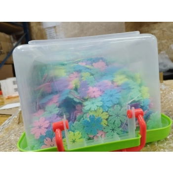 Klocki Konstrukcyjne, Rzepy, Kreatywne Rzepki Czepki Płatki Śniegu ok. 2500 Sztuk 3,1CM Przecena 2