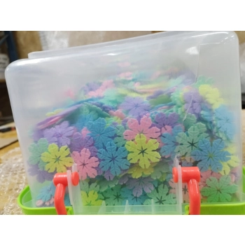 Klocki Konstrukcyjne, Rzepy, Kreatywne Rzepki Czepki Płatki Śniegu ok. 2500 Sztuk 3,1CM Przecena 2