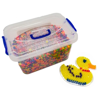 Prasowanka, Koraliki Do Prasowania, Wersja XXL, Zestaw 6000 El Fluorescencyjne Przecena 1