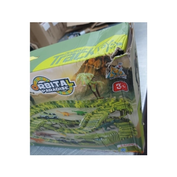 Duży Tor Samochodowy, Wyścigowy - Park Dinozaurów 270 El. ( 240 + 30 ) Przecena 1