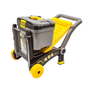 Warsztat Stolarski + Narzędzia 3w1 Skrzynka, Wózek, Stolik