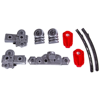 Zestaw Mechanika, Samochód Auto Silnik Do Rozkręcania, Warsztat 61 Elementów, Ciężarówka, Czerwony Truck