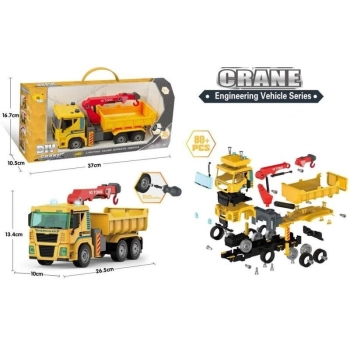 Ciężarówka Wywrotka Wozidło Do Rozkręcania 80 Elementów