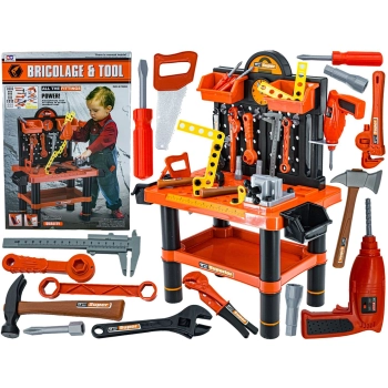 Zestaw Majsterkowicza, Warsztat stolarski - stolik, klucze, piła Przecena 3