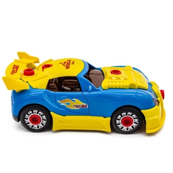Zabawkowy samochód sportowy Bugatti do rozkręcania i skręcania Przecena 1