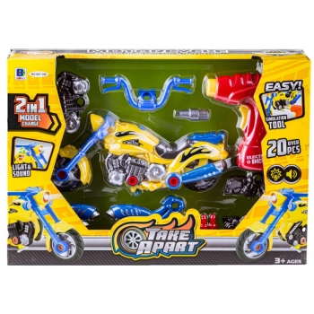 MOTOCYKL do rozkręcania i skręcania, Motor Do Tuningu Wkrętarka Auto