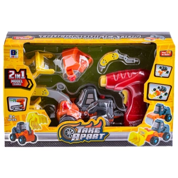 KOPARKA, SPYCH, WALEC do rozkręcania i skręcania, 3w1, Wkrętarka