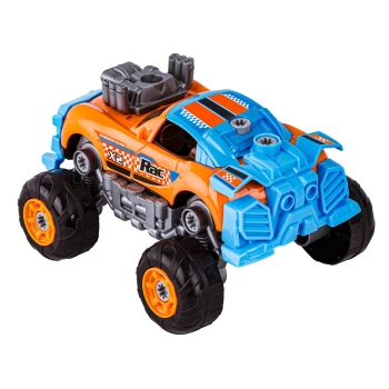 Sportowy, Terenowy Samochód do rozkręcania i skręcania 3w1 TUNING + Wkrętarka, Monster Truck