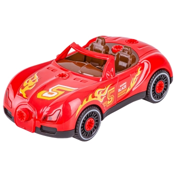 Sportowy Samochód do rozkręcania i skręcania 2w1 TUNING + Wkrętarka