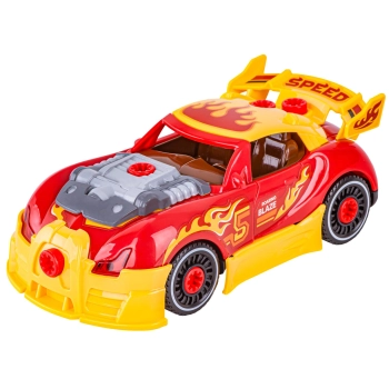 Sportowy Samochód do rozkręcania i skręcania 2w1 TUNING + Wkrętarka