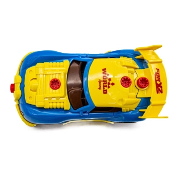 Zabawkowy samochód sportowy Bugatti do rozkręcania i skręcania + Śrubokręt