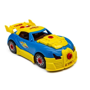 Zabawkowy samochód sportowy Bugatti do rozkręcania i skręcania + Śrubokręt