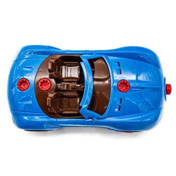 Zabawkowy samochód sportowy Bugatti do rozkręcania i skręcania + Śrubokręt