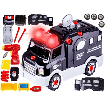 Samochód, Ciężarówka SWAT do rozkręcania i skręcania, Wkrętarka