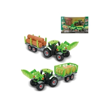 TRAKTOR Z NACZEPĄ Do Rozkręcania, CIĄGNIK Wkrętarka 52 EL.