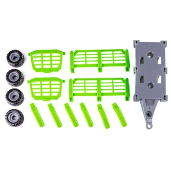 TRAKTOR Z NACZEPĄ Do Rozkręcania, CIĄGNIK Wkrętarka 52 EL.