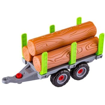 TRAKTOR Z NACZEPĄ Do Rozkręcania, CIĄGNIK Wkrętarka 52 EL.