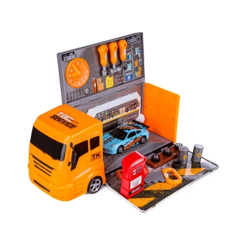 Ciężarówka, Warsztat Samochodowy + Narzędzia 36 Elementów Samochód Auto
