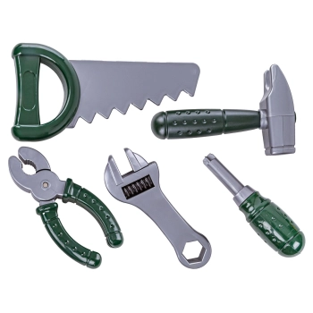 Zestaw Małego Majsterkowicza, Narzędzia, Wkrętarka + Akcesoria Przecena 1