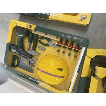 Zestaw Małego Majsterkowicza, Narzędzia, Wkrętarka + Akcesoria Przecena 1