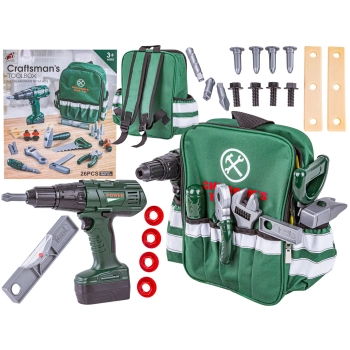 Zestaw Narzędzi Z Plecakiem, Wkrętarka, Narzędzia, Akcesoria Do Majsterkowania