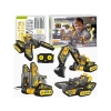 Klocki 176 El. Zestaw do składania MASZYNY BUDOWALNE 4w1 RC Koparka Czołg Wózek Widłowy Zdalnie Sterowane