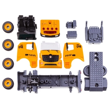 Ciężarówka, Koparka, Samochód, Laweta Do Rozkręcania, Transporter 79 Elementów Auto Do Skręcania