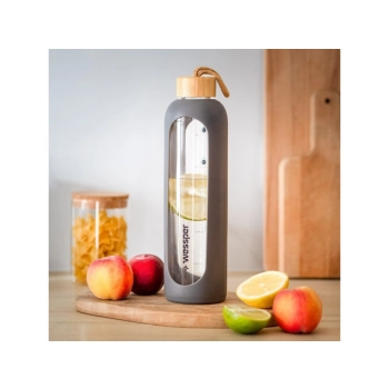 Butelka szklana Wessper Activemax Crystalline 1000ml - szary