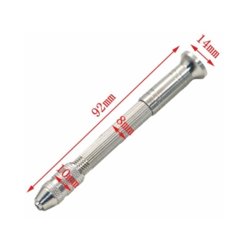 Wiertarka ręczna dociskowa + Wiertła, 10 Sztuk Wierteł