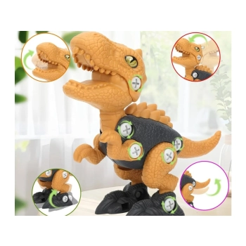 Klocki Konstrukcyjne DINOZAUR Do Skręcania I Rozkręcania Zestaw Klocków 36 El.