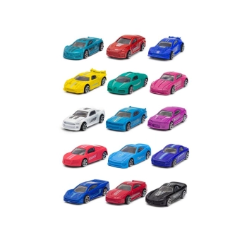 Zestaw Samochodów, Metalowe Autka Resoraki 16 Sztuk