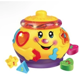 Interaktywny Garnuszek Muzyczny Klocki Sorter
