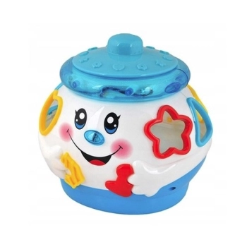 Interaktywny Garnuszek Muzyczny Klocki Sorter