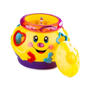 Interaktywny Garnuszek Muzyczny Klocki Sorter