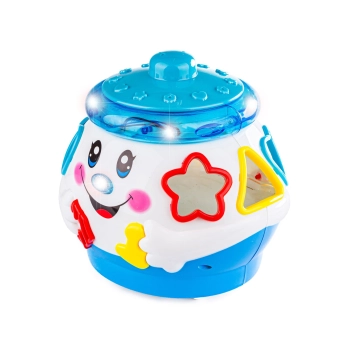 Interaktywny Garnuszek Muzyczny Klocki Sorter