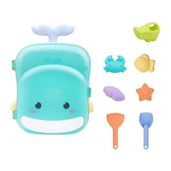 Zestaw Do Zabawy W Piasku, Walizka + Akcesoria Foremki Piaskownica