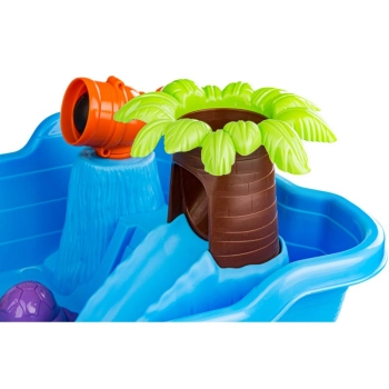 Piaskownica Wodna Basen Statek Piracki - Stolik + Akcesoria Foremki