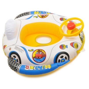 Nadmuchiwany Ponton, Koło Z Kierownicą I Klaksonem