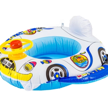 Nadmuchiwany Ponton, Koło Z Kierownicą I Klaksonem