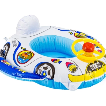 Nadmuchiwany Ponton, Koło Z Kierownicą I Klaksonem