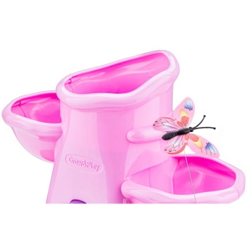 RÓŻOWY Zestaw Małego Ogrodnika UPRAWA Nawilżacz do roślin, Domek Dla Lalek, Doniczka Na Rośliny