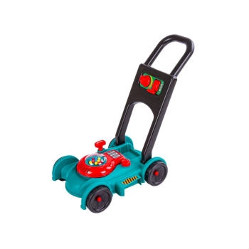 Kosiarka Do Trawy Ogrodowa Dla Dzieci + Kask + Kanister Chodzik Pchacz
