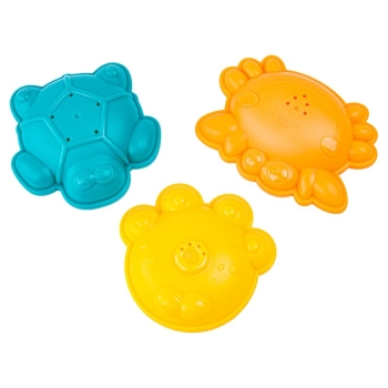 Składane Silikonowe Wiaderko + Akcesoria, Foremki Zestaw Do Zabawy W Piasku