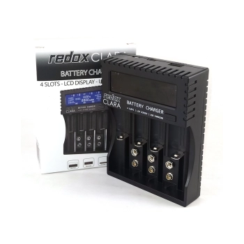 Ładowarka REDOX CLARA AAA / AA x4