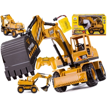 Pojazd Budowlany, Koparka Spych RC 1:14 2,4GHz