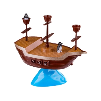 Gra Zręcznościowa Balansujący Okręt Piracki Statek Balansujące Pingwiny na Statku
