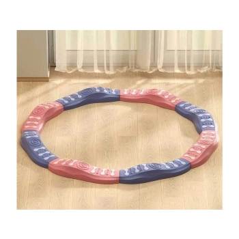 Ścieżka Sensoryczna Dla Dzieci KAMIENIE BALANSUJĄCE Do Ćwiczenia Równowagi 8 Szt Trening Nowa Wersja 6 Podkładek W Stopniach