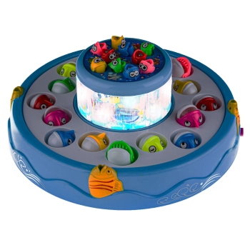 Gra WĘDKOWANIE, Rybki, Łowienie Rybek, 2 Jeziorka, Podświetlenie, Dźwięk